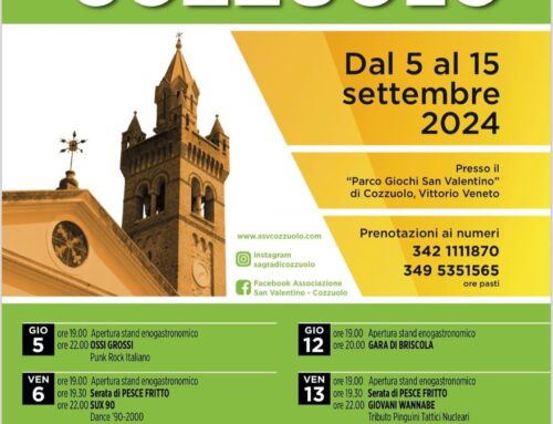 Domenica 8 Settembre 2024: Tradizionale Sagra di Settembre – Cozzuolo