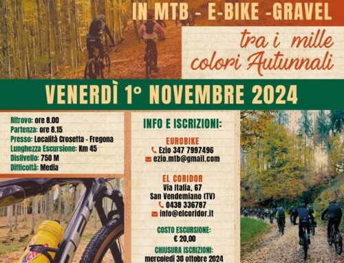 01.11.2024: Escursione Pian Cansiglio tra i Mille Colori Autunnali in MTB – EBIKE – GRAVEL